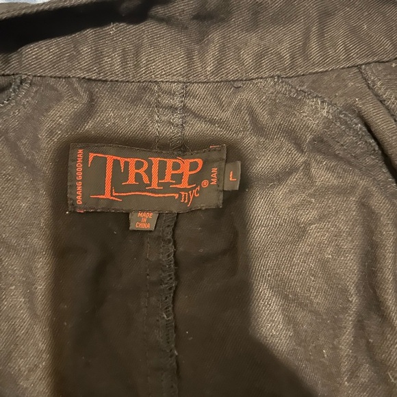 TRIPP NYC Trench Coat Unisex Large WORN Good Condition - Picture 12 of 16